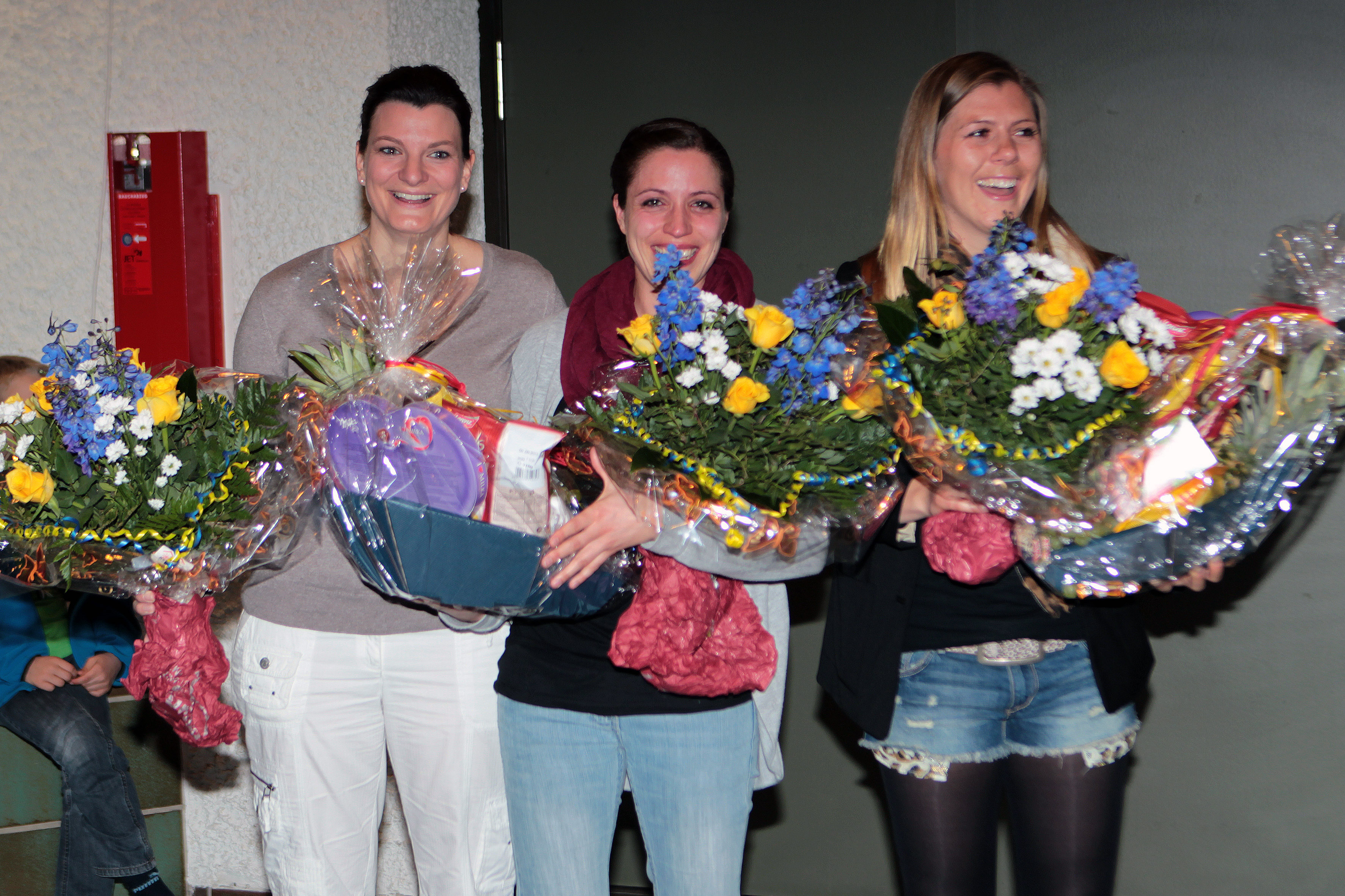 Verabschiedung T. Weinstock, C. Brenner, E. Brummeisl