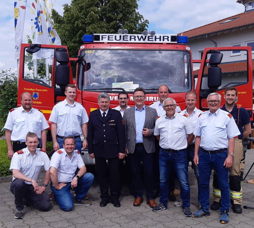 Kameraden der Feuerwehr Schübelbach (Schweiz)