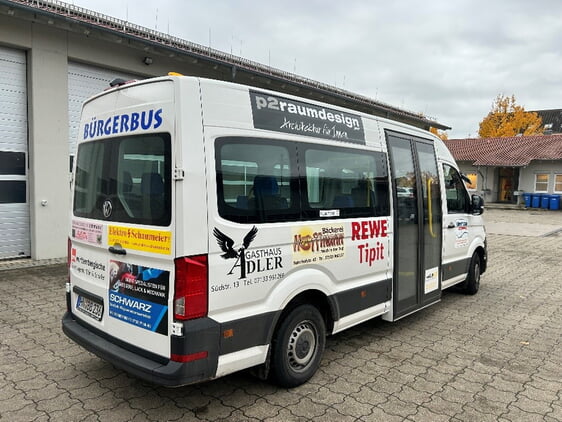 Vielen Dank den örtlichen Betrieben, die als Sponsoren den Bürgerbus unterstützen
