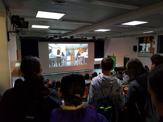 Präsentation des neuen Imagefilms am Hölderlin-Gymnasium Lauffen