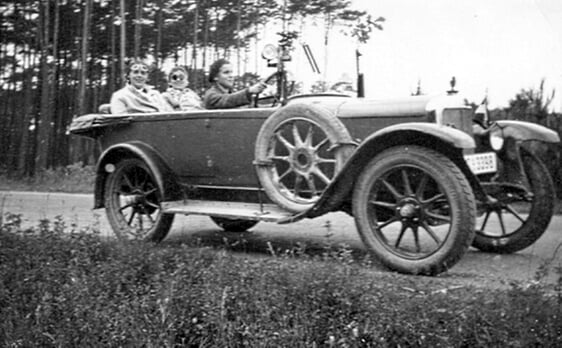 Auto von Otto Frank, Ende 20er Jahre