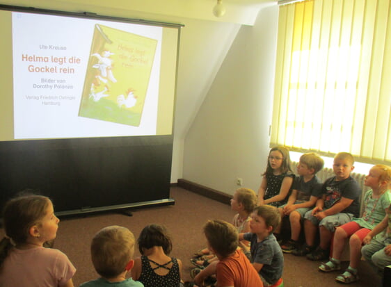 Bilderbuchkino in der Bücherei