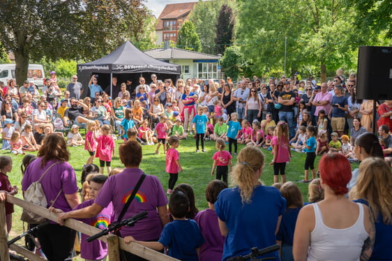 Viel los war beim Familienfest am Samstagnachmittag.