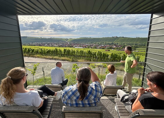 Super Idee, toll umgesetzt: das Weinkino in Nordheim am Main.
