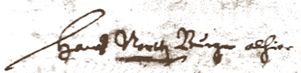 Hans North, Bürger alhier (Schwaigern 1616)