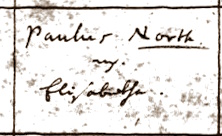 Paulus North und seine Frau Elisabeth, Taufbuch Schwaigern 1690