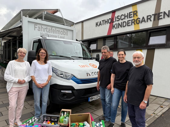 Spendenübergabe an das Tafelmobil in Lauffen
