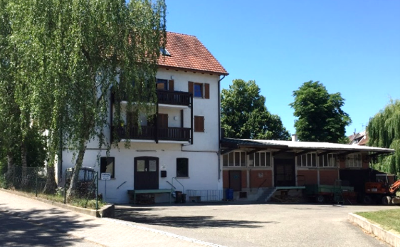 Die heutige Situation: Wohnhaus und Druckerei