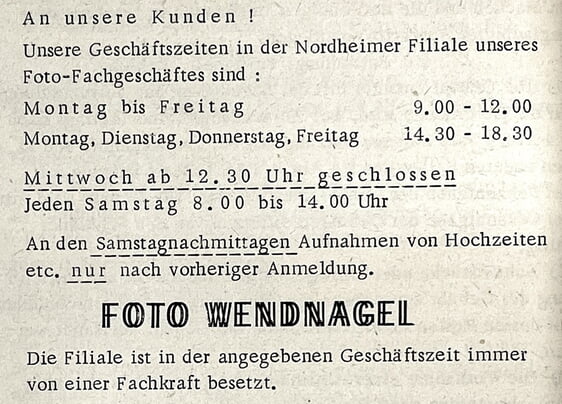 Werbung 1964
