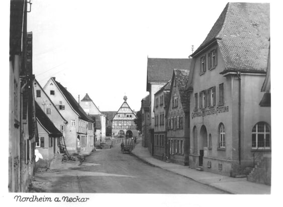 Nordheimer Fotokarte (Ansichtskarte) von Gottlob Wendnagel