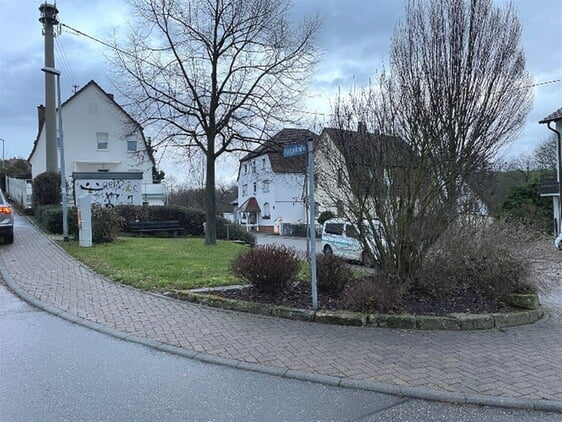 Am Beginn der Bergstra&szlig;e befand sich 1933 der Hitlerplatz