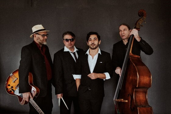 Quartetto Corleone sorgt f&uuml;r italienisches Flair im Rathauspark Foto: &copy; Katharina Mega / Spiegelhof Fotografie