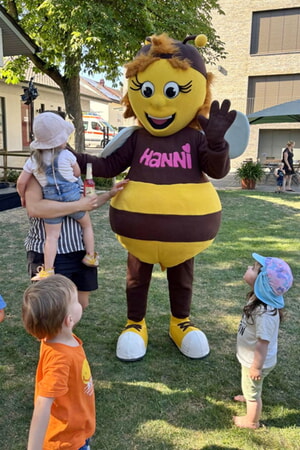 Hanni Hummel begeisterte die Kinder