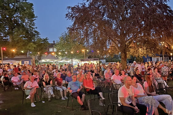 Tolle Stimmung am Abend