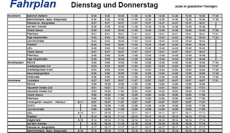 Fahrplan 