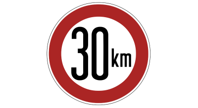 Jetzt wird´s ernst - Tempo 30 in den Ortsdurchfahrten