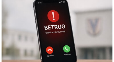 Warnung vor aktuellen Betrugsanrufen
