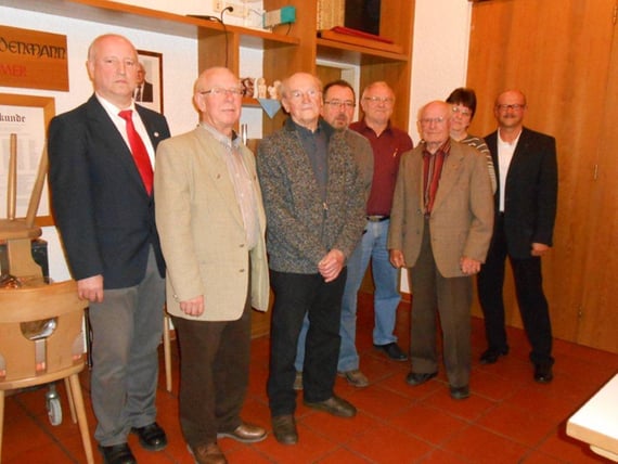 Ehrungen bei der Jahreshauptversammlung am 25. April 2012
