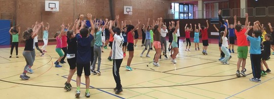 Volleyballtag für Klasse 5 am Hölderlin-Gymnasium Lauffen