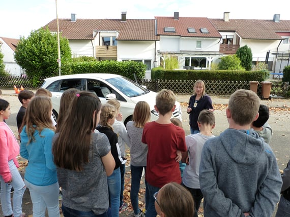 "Achtung Auto": Verkehrserziehung am Hölderlin-Gymnasium Lauffen