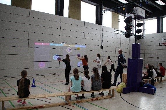 TSG Hoffenheim am Hölderlin-Gymnasium Lauffen