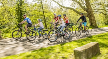 Radfahren am Neckar