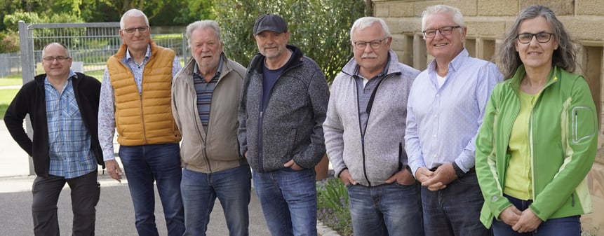 Gruppenbild von den Fahrern des Bürgerbusses