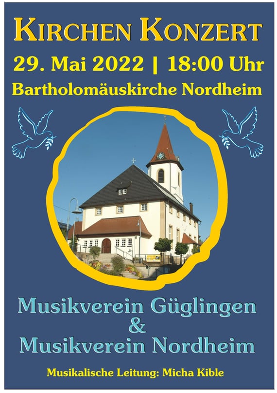 Bild Plakat Musikverein