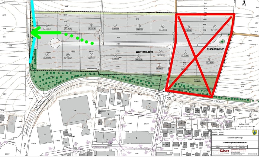 Bild Lageplan Breitenbaum